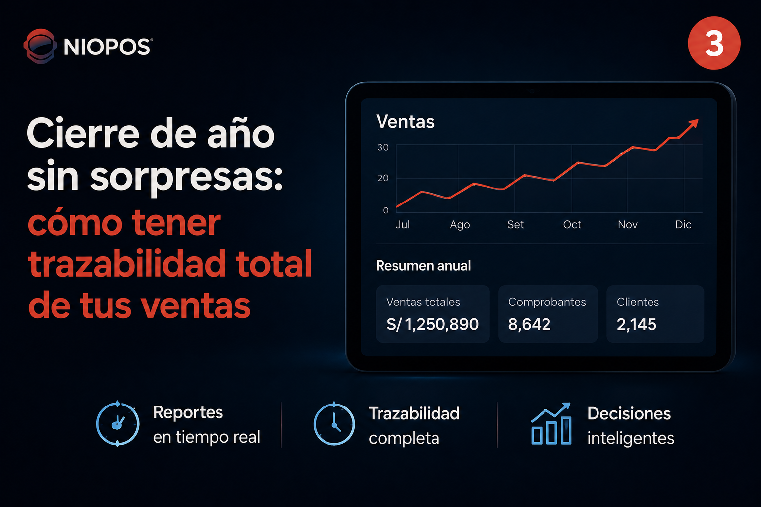 Trazabilidad de ventas para cerrar el año sin sorpresas | NIOPOS