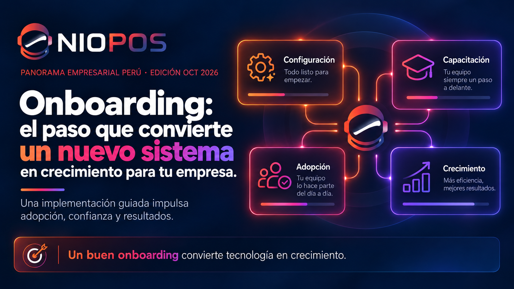 Onboarding: cambia de sistema y crece con NIOPOS